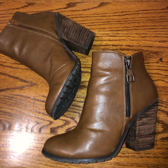Call It Spring Shoes - Call it Spring brown ankle boot bootie